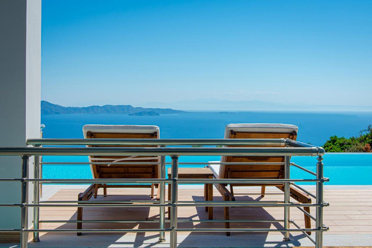 Villa Despina - Marathia View Private Luxury Villa Marathiás المظهر الخارجي الصورة