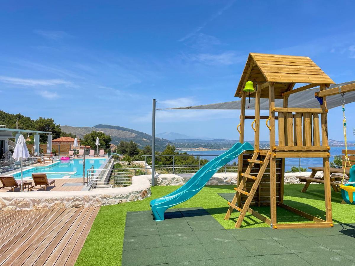Villa Despina - Marathia View Private Luxury Villa Marathiás المظهر الخارجي الصورة